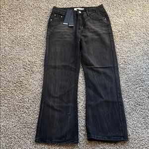 Classic Black Straight Leg Women's Jeans